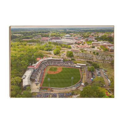 Ole Miss Rebels - Aerial Sports Complex - College Wall Art #Wood