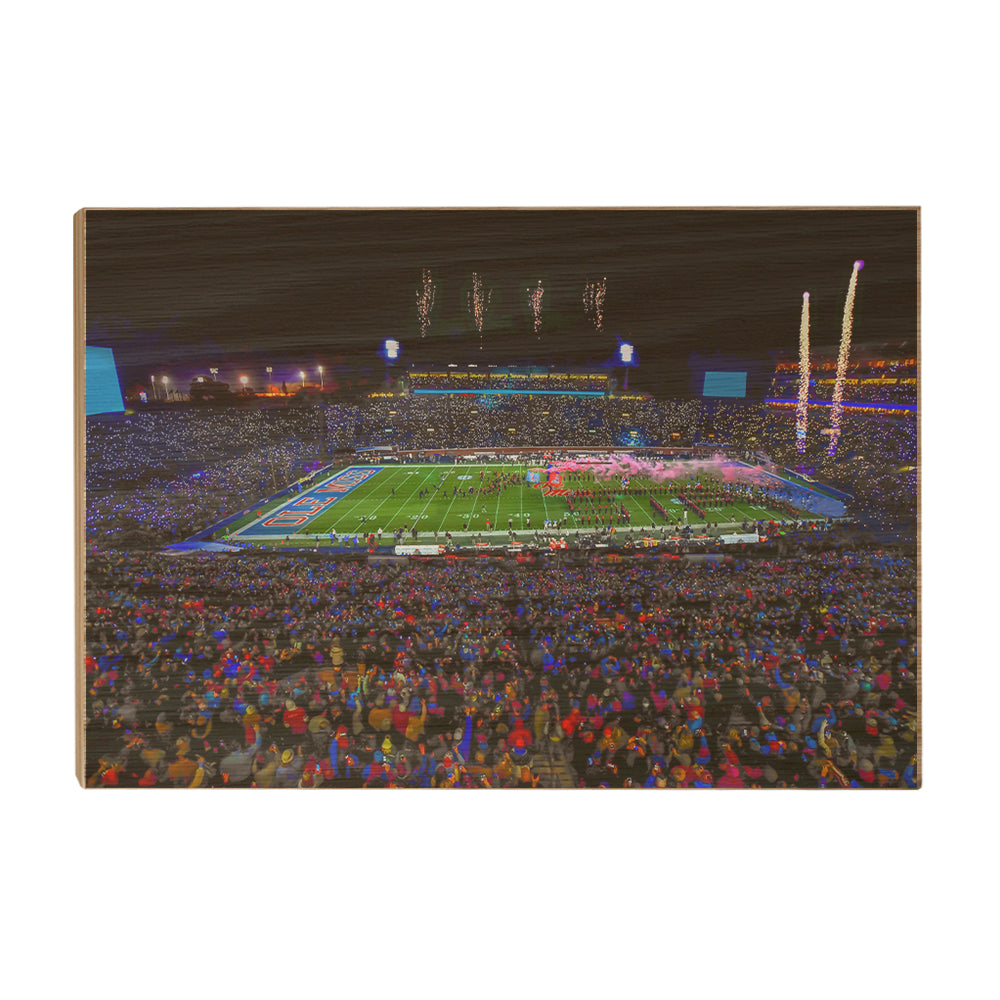 Ole Miss Rebels-Ole Miss Light Show - College Wall Art #Canvas