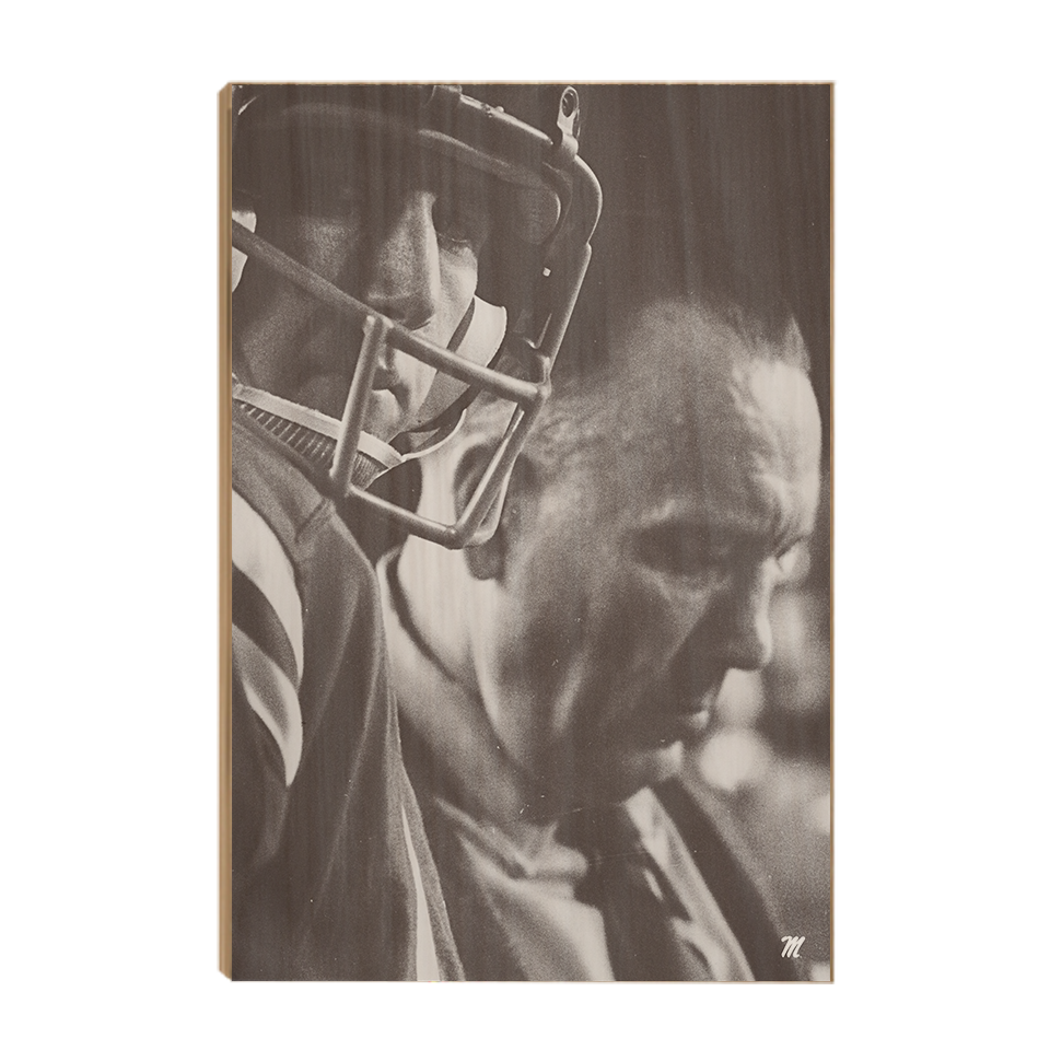 Ole Miss Rebels - Vintage Archie Manning Bruiser Kinard - College Wall Art #Canvas