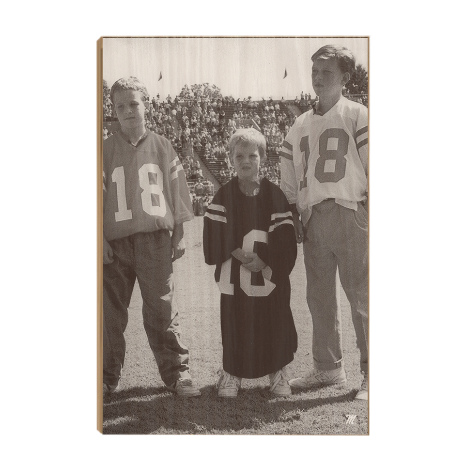 Ole Miss Rebels - Vintage Cooper Peyton Eli Archie Manning Day - College Wall Art #Canvas