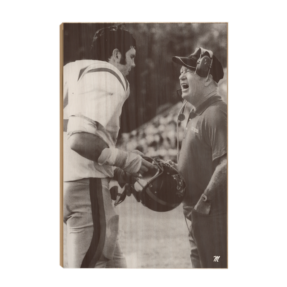 Ole Miss Rebels - Vintage Dongieux Hovious - College Wall Art #Canvas