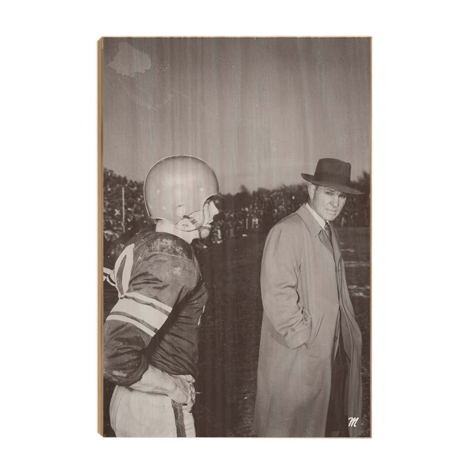 OLE MISS REBELS - Vintage Vaught Salmon - College Wall Art #Canvas