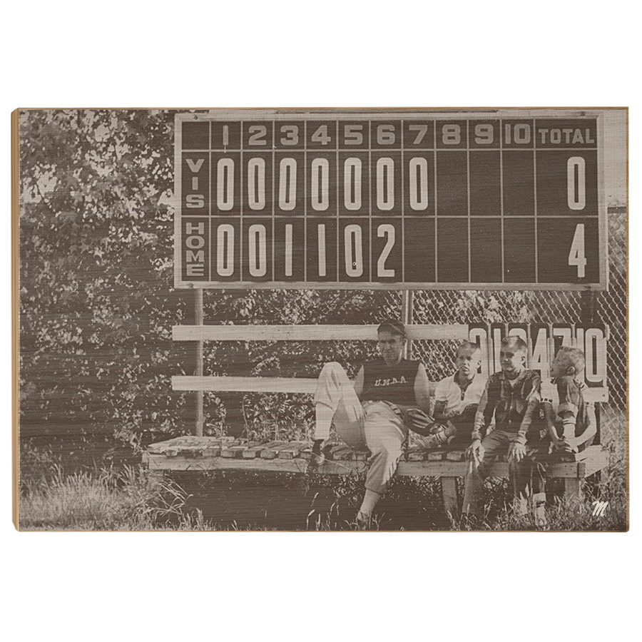 OLE MISS REBELS - Vintage Scoreboard Crew 1959 - College Wall Art #Canvas