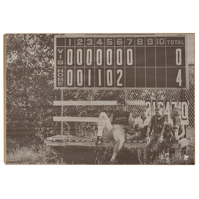 OLE MISS REBELS - Vintage Scoreboard Crew 1959 - College Wall Art #Wood