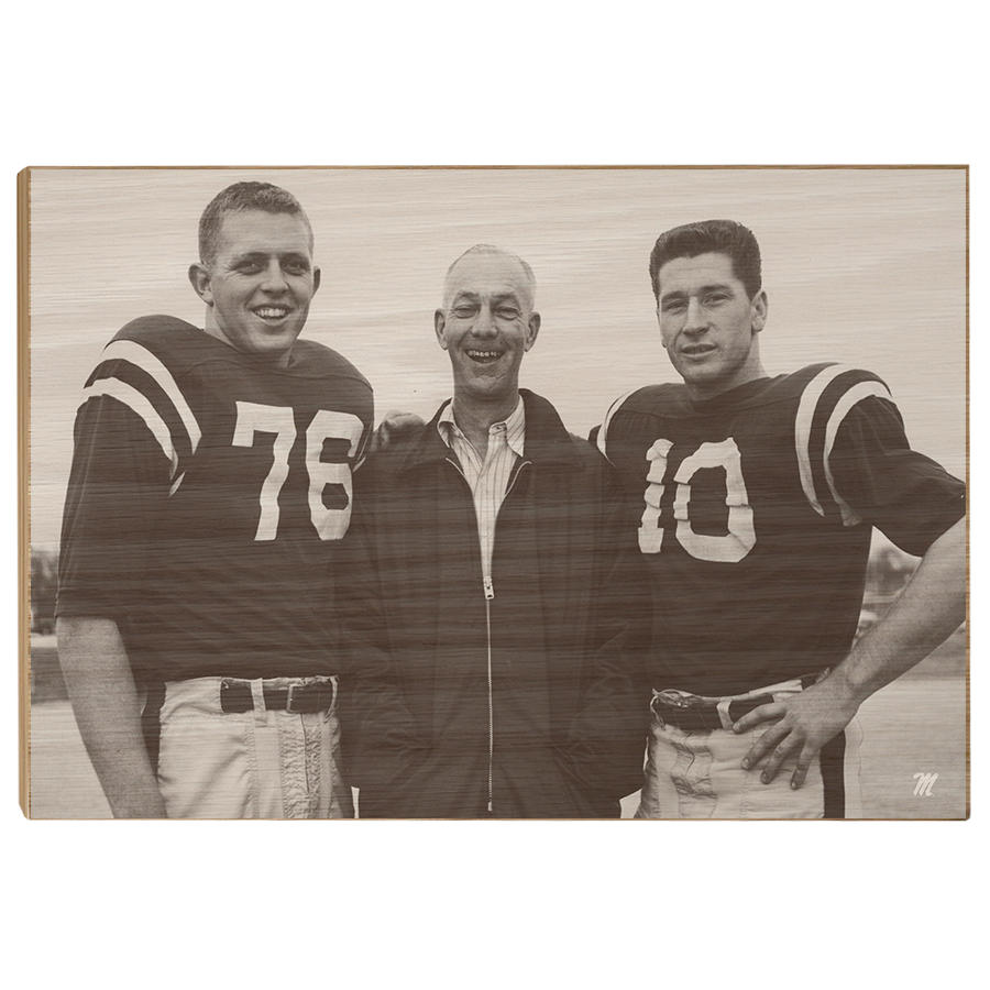 OLE MISS REBELS - Vintage Khayat Doc Knight_Bobby Ray Franklin - College Wall Art #Canvas