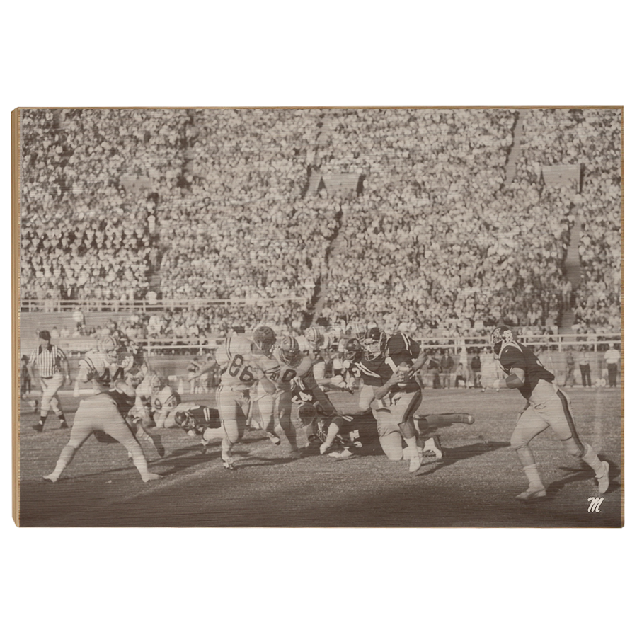 OLE MISS REBELS - Vintage Forcade - College Wall Art #Canvas