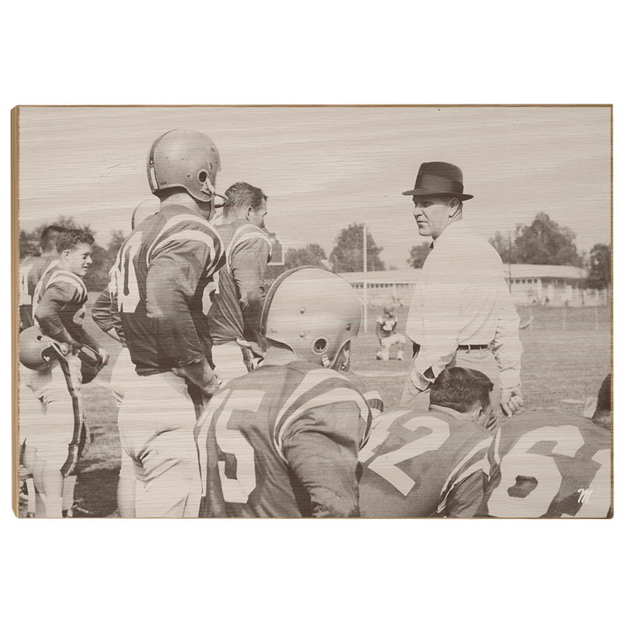OLE MISS REBELS - Vintage Vaught Sideline - College Wall Art #Canvas