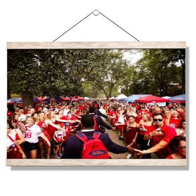 Ole Miss Rebels - The Walk - College Wall Art #Hanging Canvas